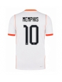 Moške Nogometnih dresov Nizozemska Memphis Depay #10 Gostujoči SP 2026 Kratki rokavi Moške Nogometnih dresov Nizozemska Memphis Depay #10 Gostujoči SP 2026 Kratki rokavi